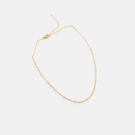 Choker Perlas